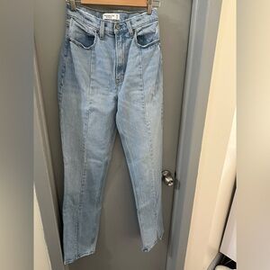 Abercrombie & Fitch High Rise Light Blue Jeans